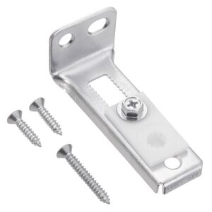 Steel Pivot Track Bracket Silver/White