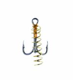 2X Treble Soft Bait W/Spring Size 12 3-Pack