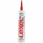 Sashco Lexel White Synthetic Rubber All Purpose Caulk 10.5 oz
