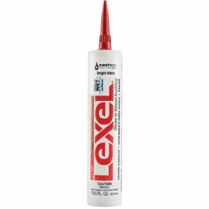 Sashco Lexel White Synthetic Rubber All Purpose Caulk 10.5 oz
