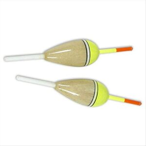 Eagle Claw Balsa Style Oval Slip Fishing Float 1 /5 Inch Stem 2/Pack 07070-005