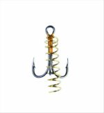 EAGLE CLAW 2X Treble Soft Bait W/Spring Size 14 3-Pack