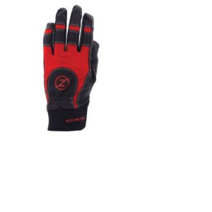 Zero Friction Men's Work Gloves Black/Red One Size Fits Most