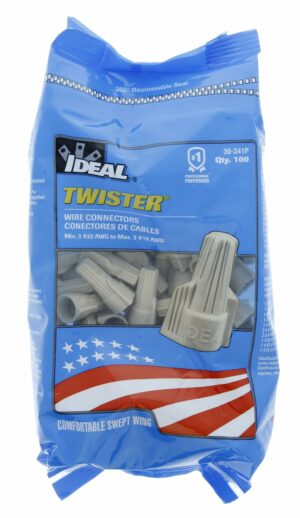 Ideal Industries Twister Insulated Wire Connector Tan 100 pk - Image 3