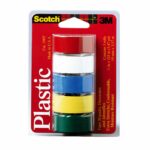 Scotch 3/4 in. W X 125 L Assorted Plastic Tape 190T