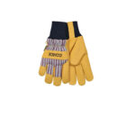 Kinco Men's Outdoor Knit Wrist Work Gloves Yellow L