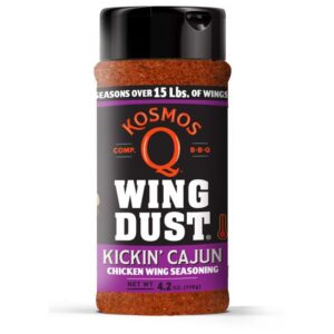 Kosmos Q Wing Dust Kickin' Cajun Wing Seasoning