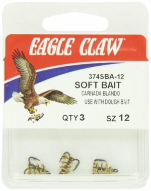 2X Treble Soft Bait W/Spring Size 12 3-Pack - Image 2
