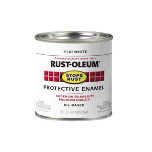 Rust-Oleum Stops Rust Indoor and Outdoor Flat White Oil-Based Protective Paint