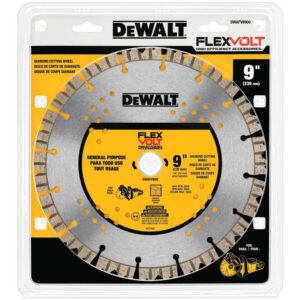DeWalt FlexVolt 9 in. D X 7/8 in. Diamond Segmented Rim Diamond Saw Blade - Image 2