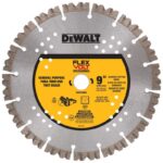 DeWalt FlexVolt 9 in. D X 7/8 in. Diamond Segmented Rim Diamond Saw Blade