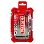 Diablo Metal Demon Steel Drill Bit Set 3-Flat Shank