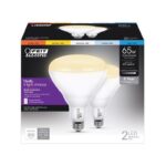 Feit BR40 E26 (Medium) LED Floodlight Bulb Adjustable White 65 Watt Equivalence