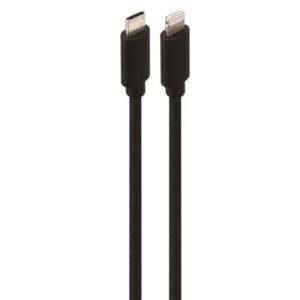 Monster Just Hook It Up Lightning to USB-C Charge and Sync Cable 6 ft. Black - Image 2