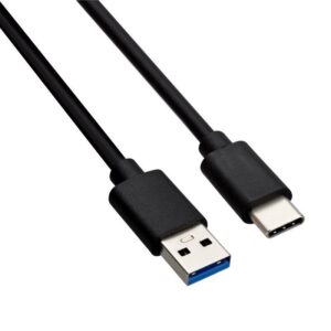 Monster Just Hook It Up USB-C to USB-A Charge and Sync Cable 6 ft. Black - Image 2