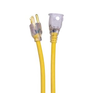 Monster Just Power It Up Outdoor 25 ft. L Yellow Extension Cord 14/3 SJTW - Image 2