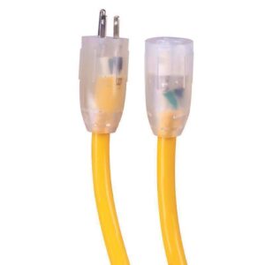 Monster Just Power It Up Outdoor 50 ft. L Yellow Extension Cord 10/3 SJTW - Image 2