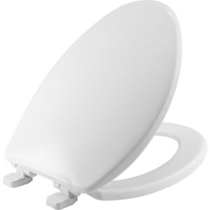 Mayfair by Bemis Caswell Slow Close Elongated White Plastic Toilet Seat - Image 2