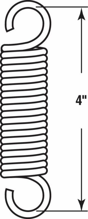 Prime-Line 4 in. L X 13/16 in. D Extension Spring - Image 2