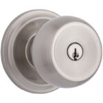 Brinks Push Pull Rotate Stafford Satin Nickel Single Cylinder Lock KW1