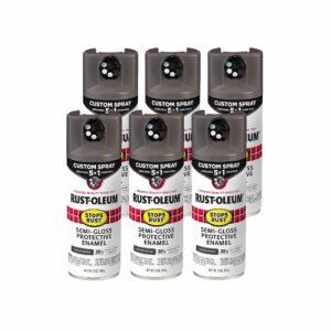 Rust-Oleum Stops Rust Custom Spray 5-in-1 Semi-Gloss Anodized Bronze Spray Paint 12 oz (Case of 6)