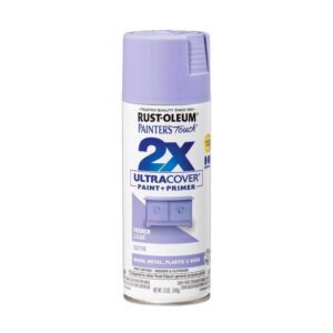 Rust-Oleum Painter's Touch 2X Satin French Lilac Paint+Primer Spray Paint 12 oz