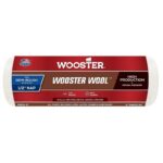 Wooster Wool Lambskin 9 in. W X 1/2 in. Regular Paint Roller Cover