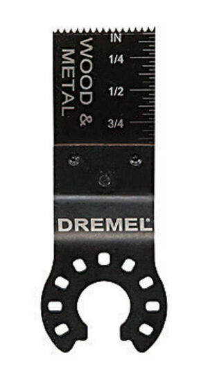 Dremel Multi-Max 3/4 in. X 2.5 in. L Steel Wood and Metal Flush Cut Blade