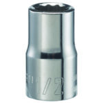 Craftsman 1/2 in. X 1/2 in. drive SAE 12 Point Standard Shallow Socket