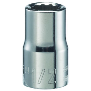 Craftsman 1/2 in. X 1/2 in. drive SAE 12 Point Standard Shallow Socket