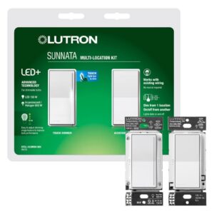 Lutron Sunnata White 150 W Rocker Dimmer