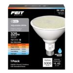 Feit PAR38 E26 (Medium) LED Floodlight Bulb Adjustable White 325 Watt Equivalence