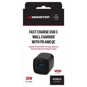 Monster Just Hook It Up 2 Port USB A/C Wall Charger