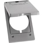 Sigma Engineered Solutions Rectangle Die-Cast Metal 1 gang 4.57 in. H X 2.83 in. W 30/50 Amp Recepta