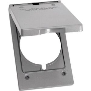Sigma Engineered Solutions Rectangle Die-Cast Metal 1 gang 4.57 in. H X 2.83 in. W 30/50 Amp Recepta