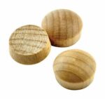 Wolfcraft Round Hardwood Head Plug 1/4 in. D X 0.225 in. L 1 pk Natural 25-Pack
