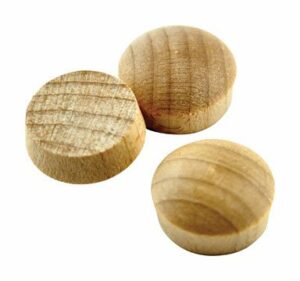 Wolfcraft Round Hardwood Head Plug 1/4 in. D X 0.225 in. L 1 pk Natural 25-Pack