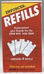 Enforcer Over Nite Glue Cat and Dog Flea Trap Refills Permethrin