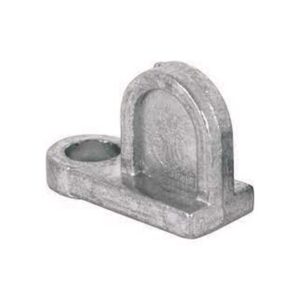 Silver Die Cast Flush Screen Clip 4 pk 23-0075