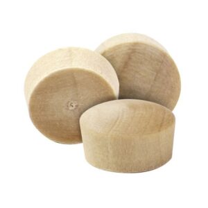 Richelieu Round Birch Head Plug 1/4 in. D X .25 in. L 25 pk Natural - Image 2
