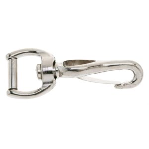 Campbell 5/8 in. D X 2-5/8 in. L Nickel-Plated Zinc Spring Snap 30 lb