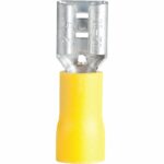 Gardner Bender 10-145F Female Terminal, 100 Pack, Yellow (12-10 AWG)
