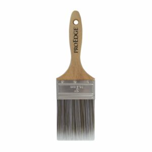 Linzer 1862 0300 Varnish Brush, 3 in, Polyester/Nylon, Stainless Steel, Beavertail Wood Handle
