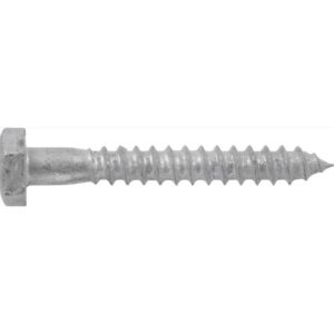 HILLMAN 3/8 in. X 2 in. L Hex Hot Dipped Galvanized Steel Lag Screw 100 pk - Image 2