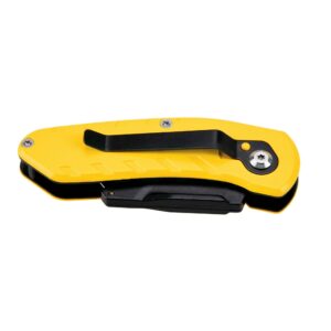 Stanley 4 in. Folding Compact Utility Knife Black/Yellow - Image 3