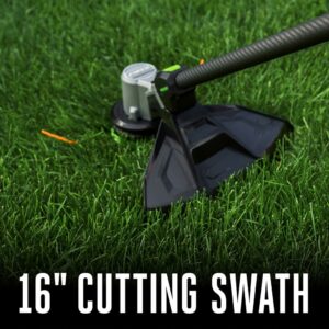 EGO POWER+ String Trimmer, Battery Powered, 16" Trimmer for Weeds and Grass with POWERLOAD, Telescopic Carbon Fiber Shaft - Image 7