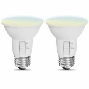 Feit PAR20 E26 (Medium) LED Floodlight Bulb Adjustable White 50 Watt Equivalence 2 pk - Image 9