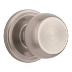 Brinks Push Pull Rotate Stafford Satin Nickel Single Cylinder Lock KW1 1.75 in.