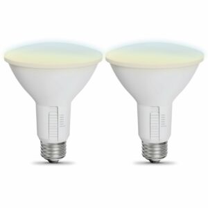 Feit Enhance PAR30 E26 (Medium) LED Bulb Adjustable White 75 Watt Equivalence 2 pk - Image 8