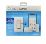 Lutron Caseta White 150 W Toggle Smart-Enabled Dimmer Switch w/Remote Control